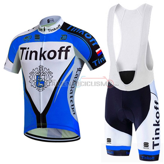 Abbigliamento Ciclismo Tinkoff ML 2016 blu e nero